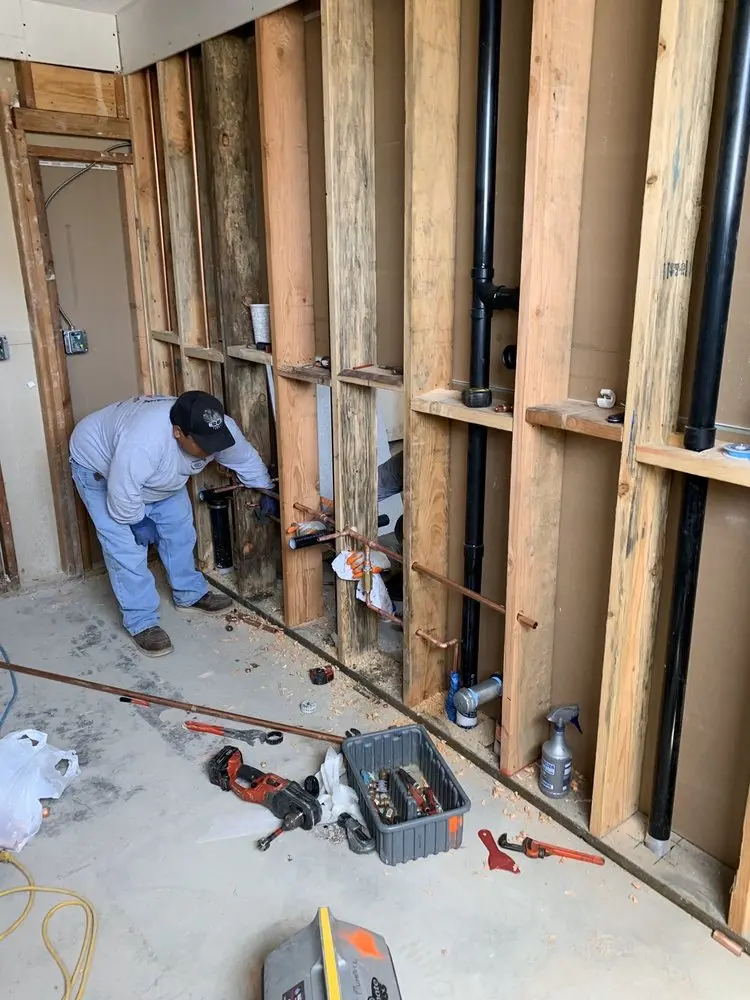 Commercial rough-in plumbing for Trenchless Sewer Repair in Tuttle